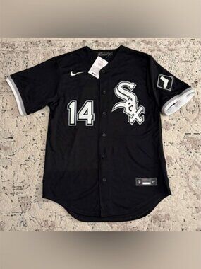 Nike Chicago White Sox Paul Konerko #14 MLB Baseball Black Jersey